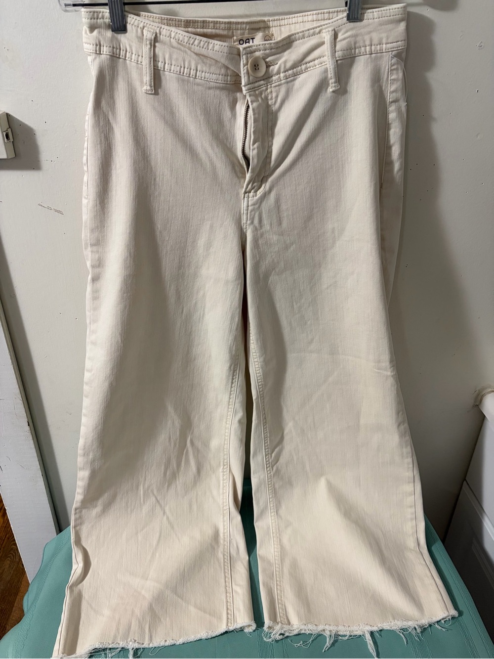 OAT New York Cream High-Rise Jeans